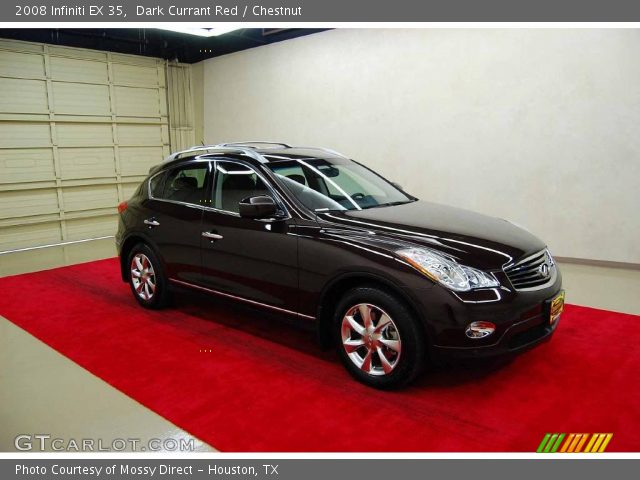 2008 Infiniti EX 35 in Dark Currant Red