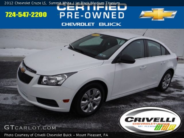 2012 Chevrolet Cruze LS in Summit White