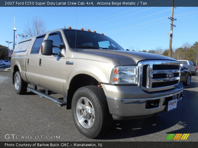 2007 Ford F250 Super Duty Lariat Crew Cab 4x4 in Arizona Beige Metallic