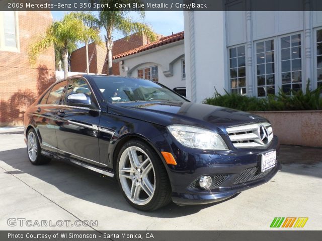 2009 Mercedes-Benz C 350 Sport in Capri Blue Metallic
