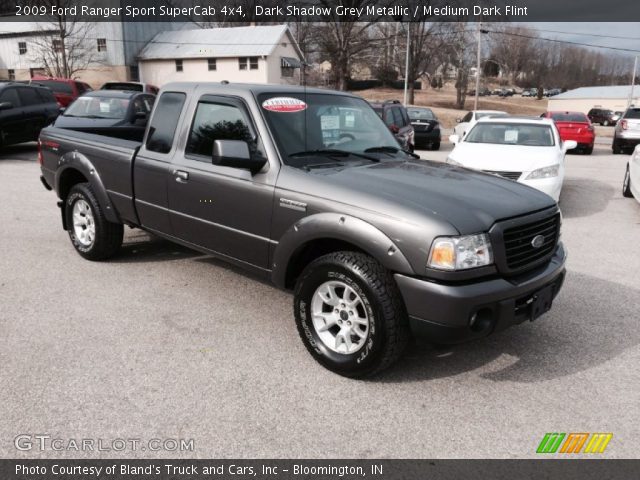 2009 Ford Ranger Sport SuperCab 4x4 in Dark Shadow Grey Metallic