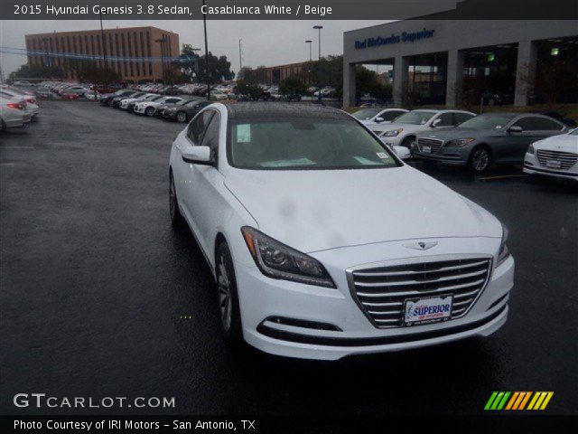 2015 Hyundai Genesis 3.8 Sedan in Casablanca White