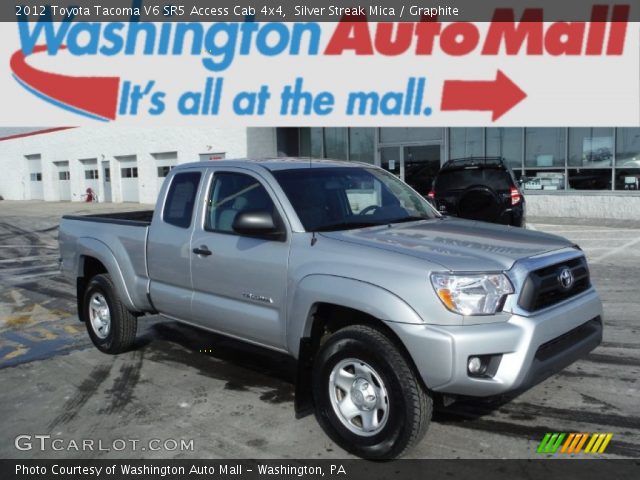 2012 Toyota Tacoma V6 SR5 Access Cab 4x4 in Silver Streak Mica