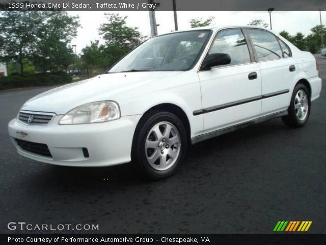 1999 Honda Civic LX Sedan in Taffeta White