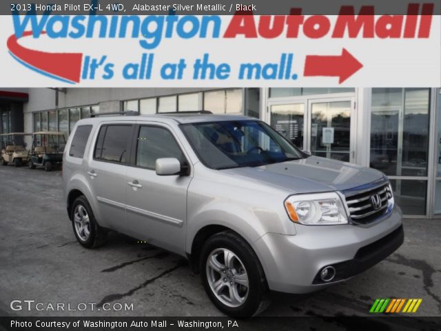 2013 Honda Pilot EX-L 4WD in Alabaster Silver Metallic