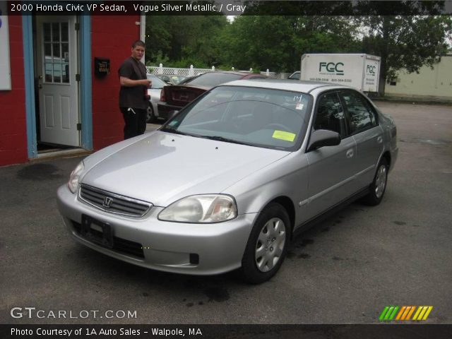 2000 Honda Civic VP Sedan in Vogue Silver Metallic