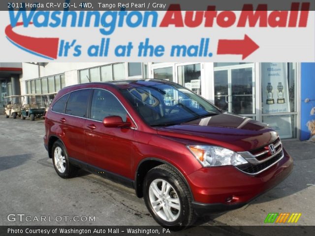 2011 Honda CR-V EX-L 4WD in Tango Red Pearl