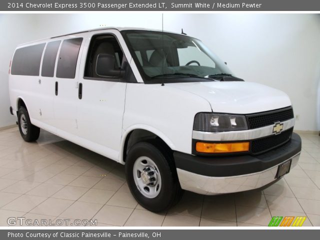 2014 Chevrolet Express 3500 Passenger Extended LT in Summit White