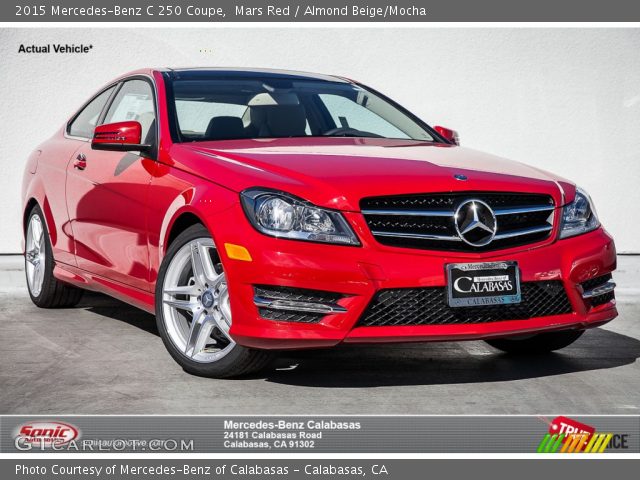2015 Mercedes-Benz C 250 Coupe in Mars Red