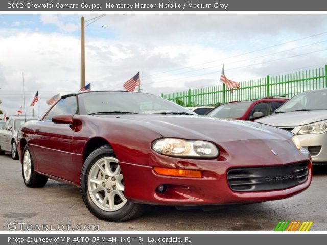 2002 Chevrolet Camaro Coupe in Monterey Maroon Metallic