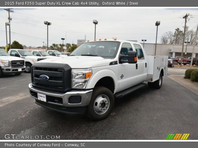 2015 Ford F350 Super Duty XL Crew Cab 4x4 Utility in Oxford White