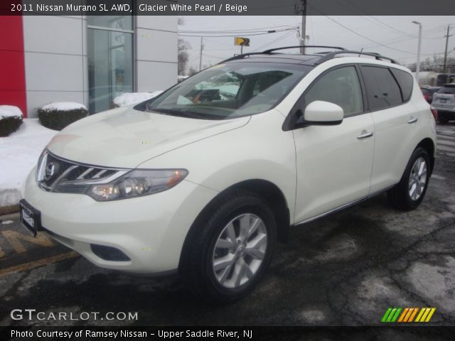 2011 Nissan Murano SL AWD in Glacier White Pearl
