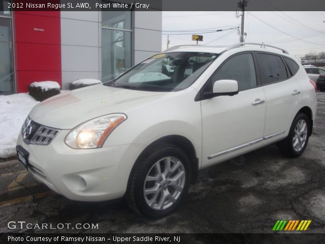 2012 Nissan Rogue SL AWD in Pearl White