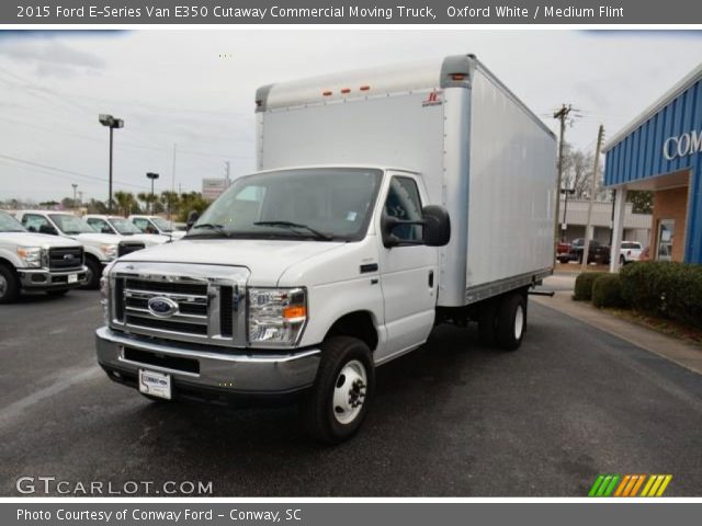 2015 Ford E-Series Van E350 Cutaway Commercial Moving Truck in Oxford White