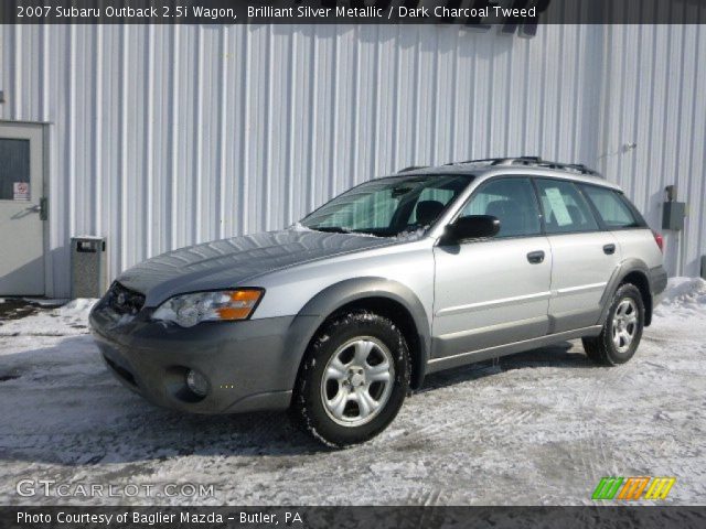 2007 Subaru Outback 2.5i Wagon in Brilliant Silver Metallic