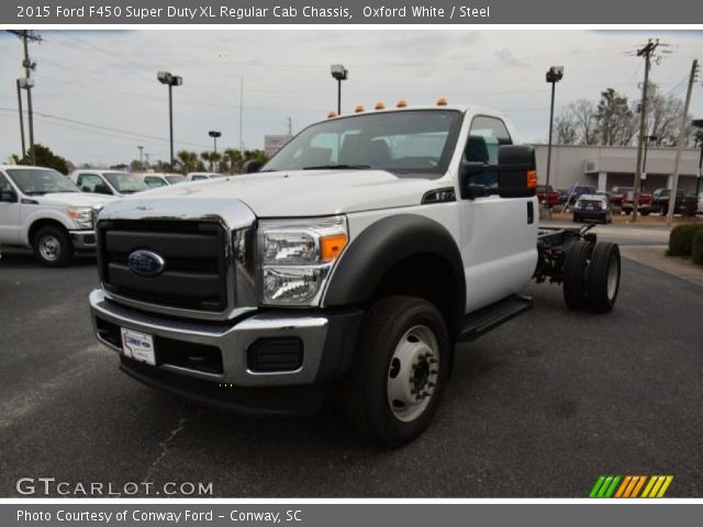 2015 Ford F450 Super Duty XL Regular Cab Chassis in Oxford White