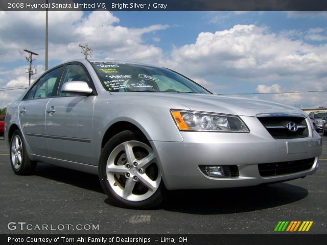2008 Hyundai Sonata Limited V6 in Bright Silver