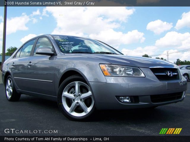 2008 Hyundai Sonata Limited V6 in Steel Gray