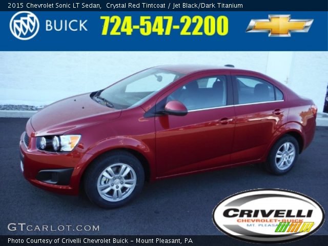 2015 Chevrolet Sonic LT Sedan in Crystal Red Tintcoat