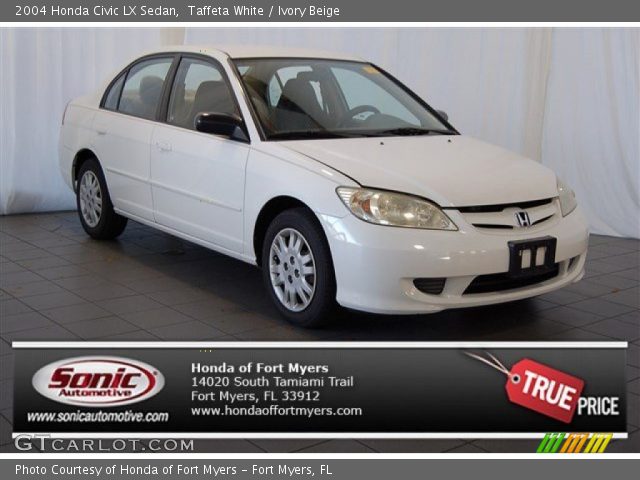 2004 Honda Civic LX Sedan in Taffeta White
