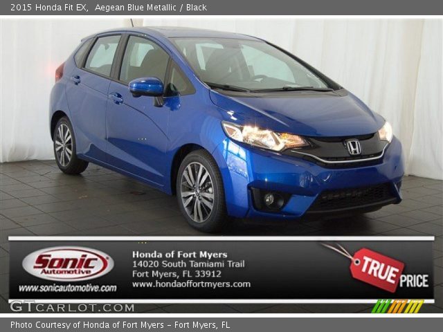 2015 Honda Fit EX in Aegean Blue Metallic