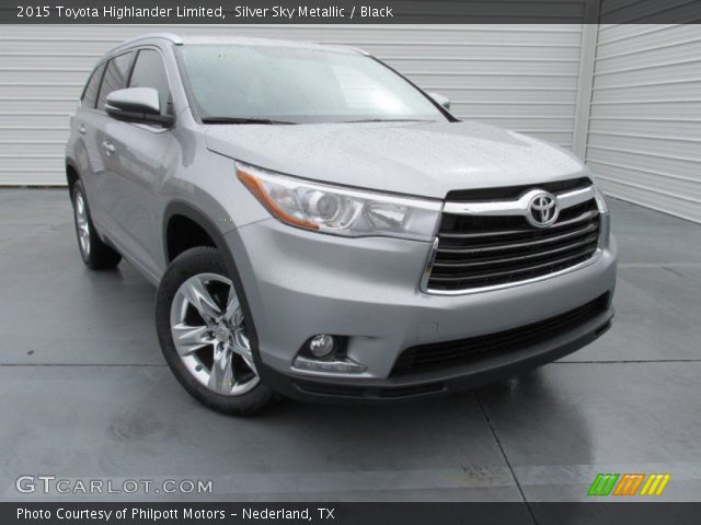 2015 Toyota Highlander Limited in Silver Sky Metallic