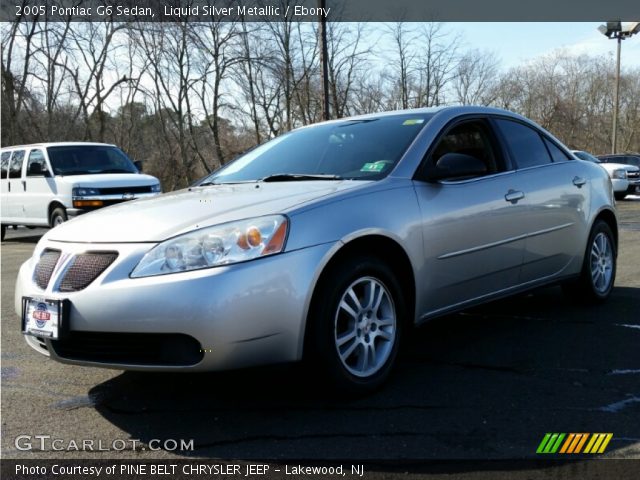 2005 Pontiac G6 Sedan in Liquid Silver Metallic