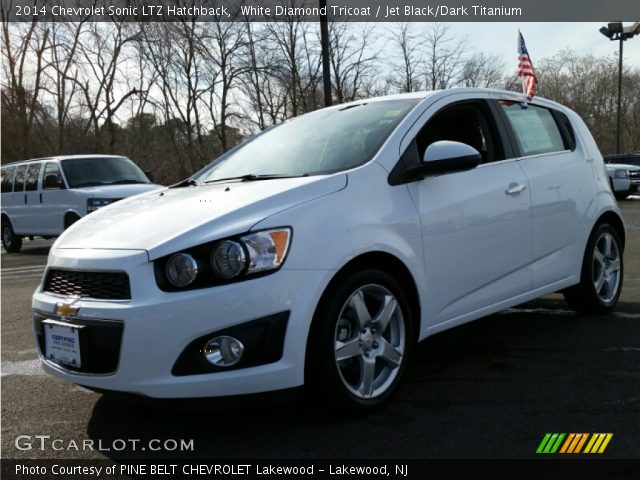 2014 Chevrolet Sonic LTZ Hatchback in White Diamond Tricoat