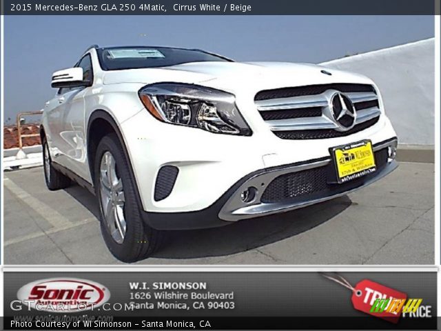 2015 Mercedes-Benz GLA 250 4Matic in Cirrus White
