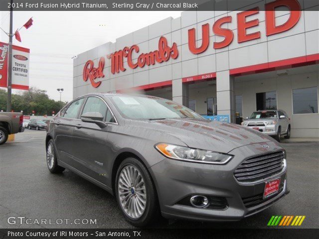 2014 Ford Fusion Hybrid Titanium in Sterling Gray