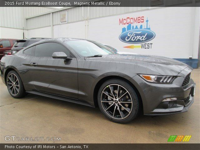2015 Ford Mustang EcoBoost Coupe in Magnetic Metallic