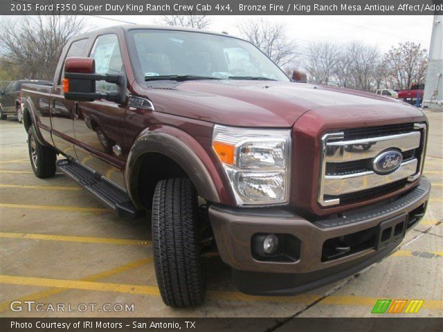 2015 Ford F350 Super Duty King Ranch Crew Cab 4x4 in Bronze Fire