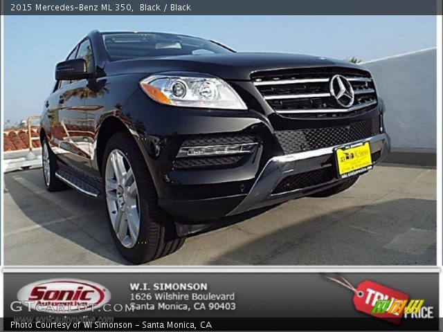 2015 Mercedes-Benz ML 350 in Black