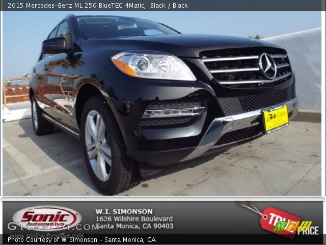 2015 Mercedes-Benz ML 250 BlueTEC 4Matic in Black