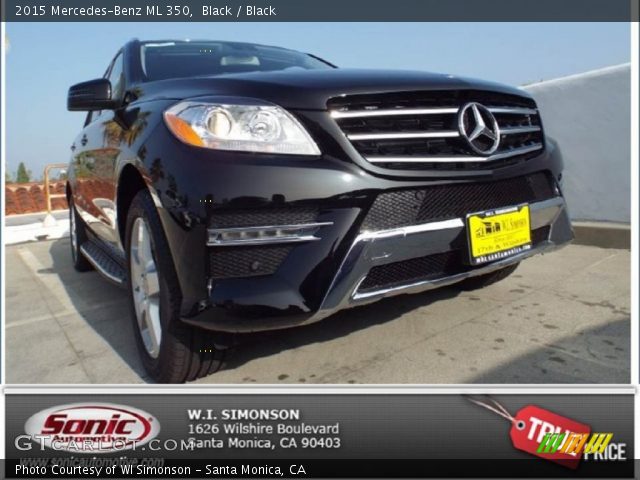 2015 Mercedes-Benz ML 350 in Black
