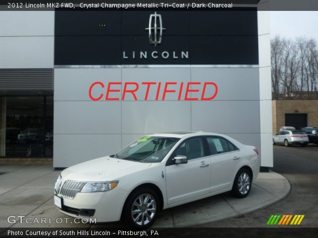 2012 Lincoln MKZ FWD in Crystal Champagne Metallic Tri-Coat