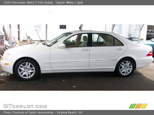 2000 Mercedes-Benz S 500 Sedan in Glacier White