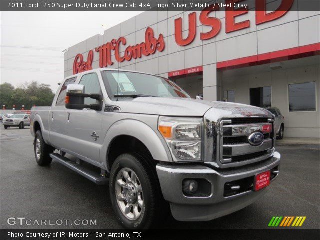 2011 Ford F250 Super Duty Lariat Crew Cab 4x4 in Ingot Silver Metallic