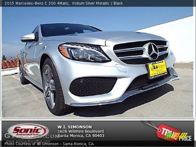 2015 Mercedes-Benz C 300 4Matic in Iridium Silver Metallic