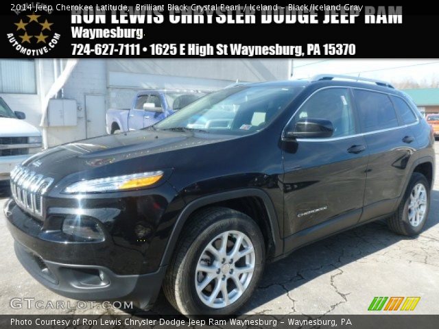 2014 Jeep Cherokee Latitude in Brilliant Black Crystal Pearl