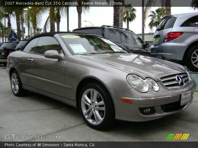 2007 Mercedes-Benz CLK 350 Cabriolet in Pewter Metallic