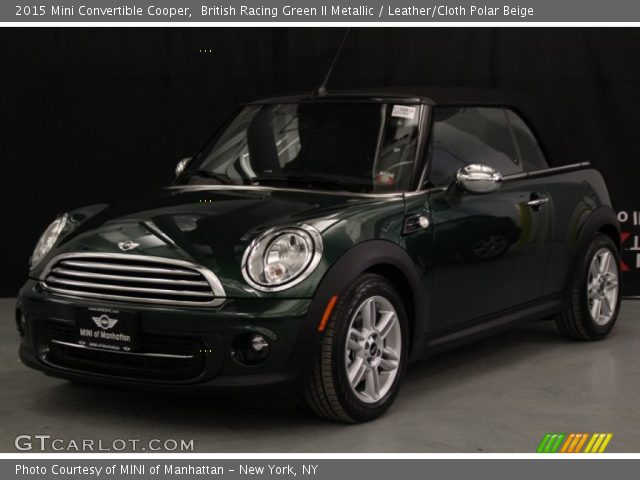 2015 Mini Convertible Cooper in British Racing Green II Metallic