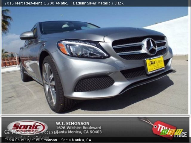 2015 Mercedes-Benz C 300 4Matic in Paladium Silver Metallic
