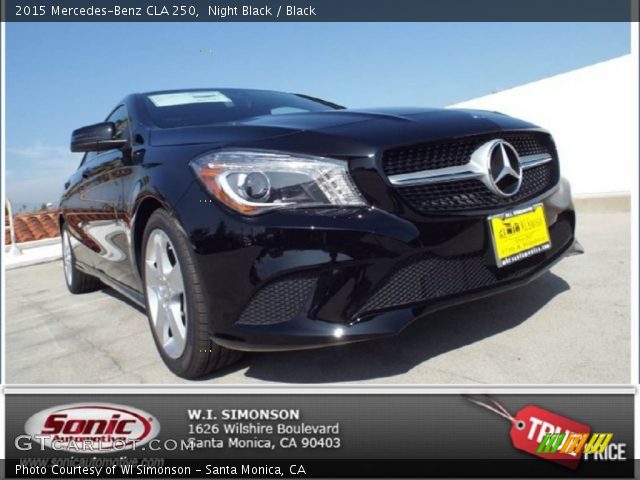 2015 Mercedes-Benz CLA 250 in Night Black