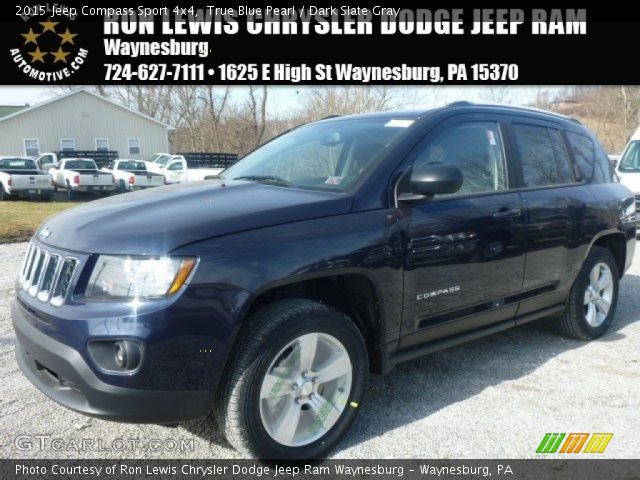 2015 Jeep Compass Sport 4x4 in True Blue Pearl