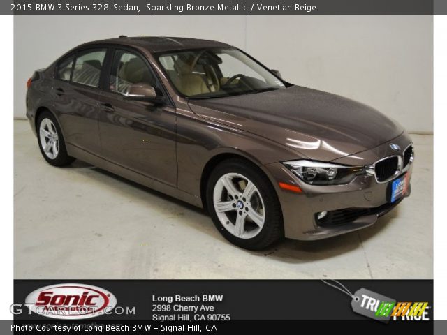 2015 BMW 3 Series 328i Sedan in Sparkling Bronze Metallic