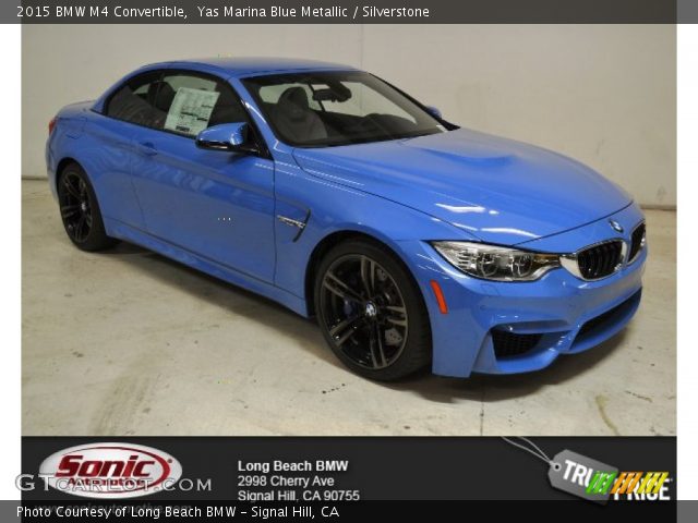 2015 BMW M4 Convertible in Yas Marina Blue Metallic