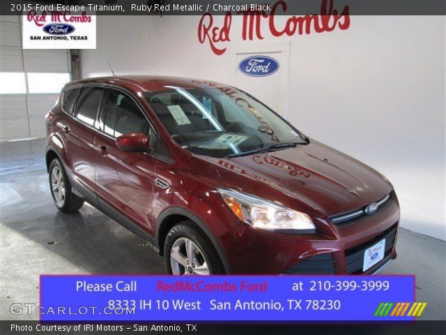 2015 Ford Escape Titanium in Ruby Red Metallic