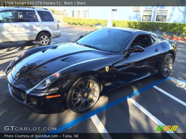 2008 Ferrari 599 GTB Fiorano F1 in Black