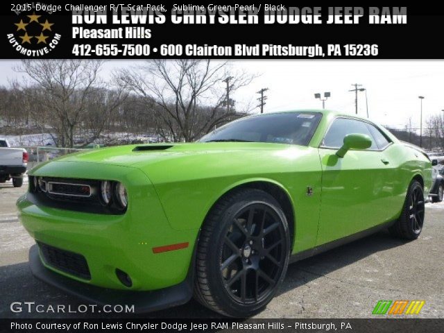 2015 Dodge Challenger R/T Scat Pack in Sublime Green Pearl